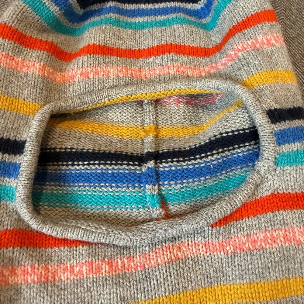 Crewcuts Kids Balaclava Rainbow Stripe Winter Hat Ski Snowboard Boys S M